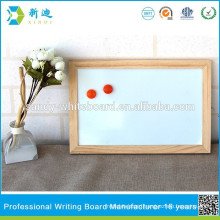 mini cheap wood magnetic whiteboards for fridge 20*30cm
